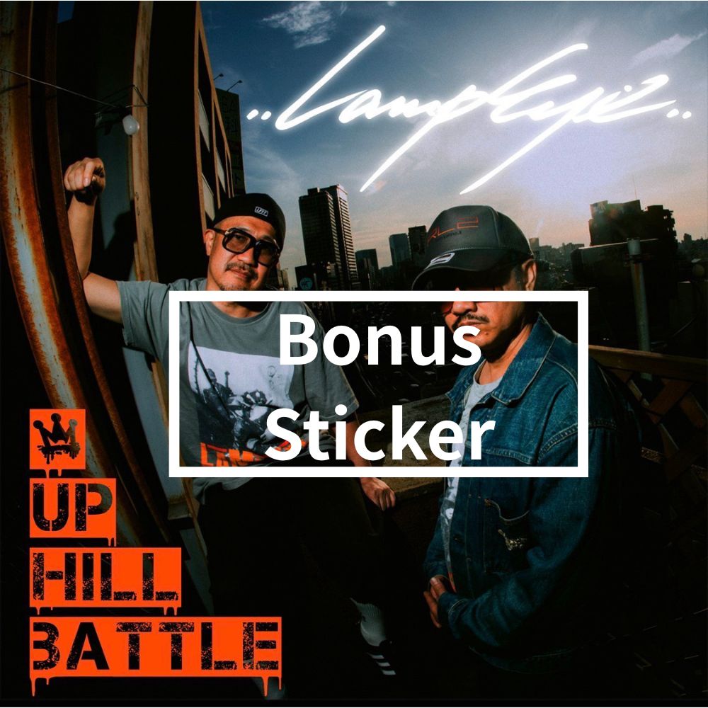 「UpHillBattle」リリース記念　ステッカー付き再販売 "下剋上" LAMPEYE  OFFCIAL